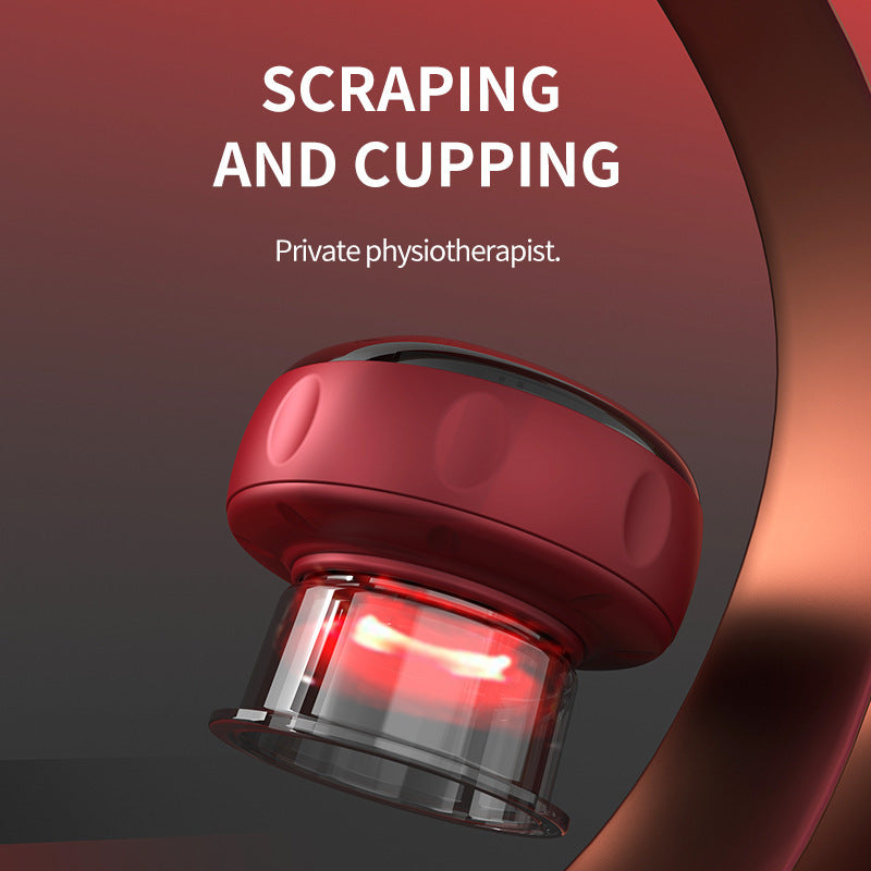 For homeelectric cupping device intelligent temperature moxibustion scraping device portable vacuum negative pressure walking tank suction machine electric scraping device