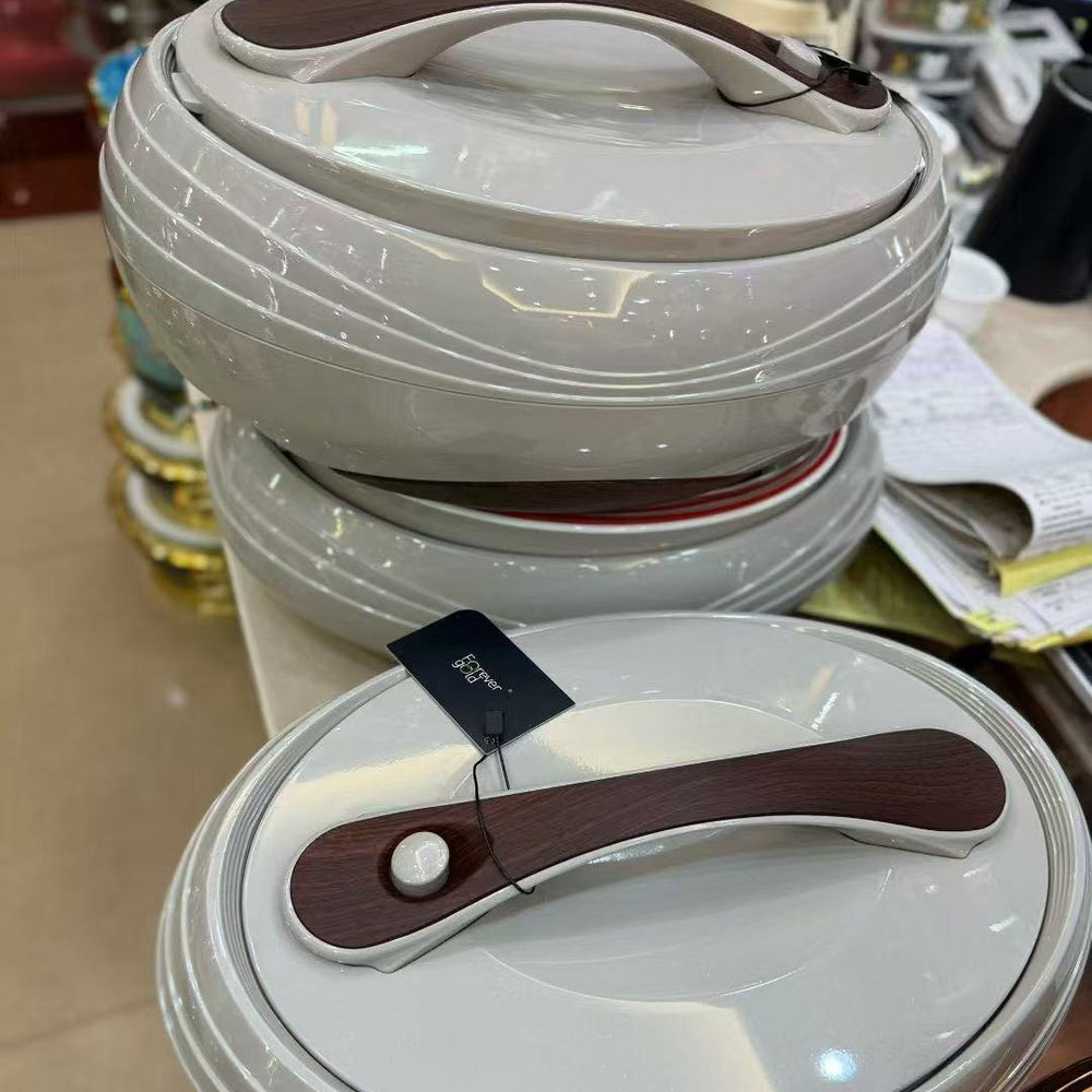Food warmer 3pcs high-end thermal insulation box thermal insulation lunch box 4l-5l-6l food warmer export hot sale