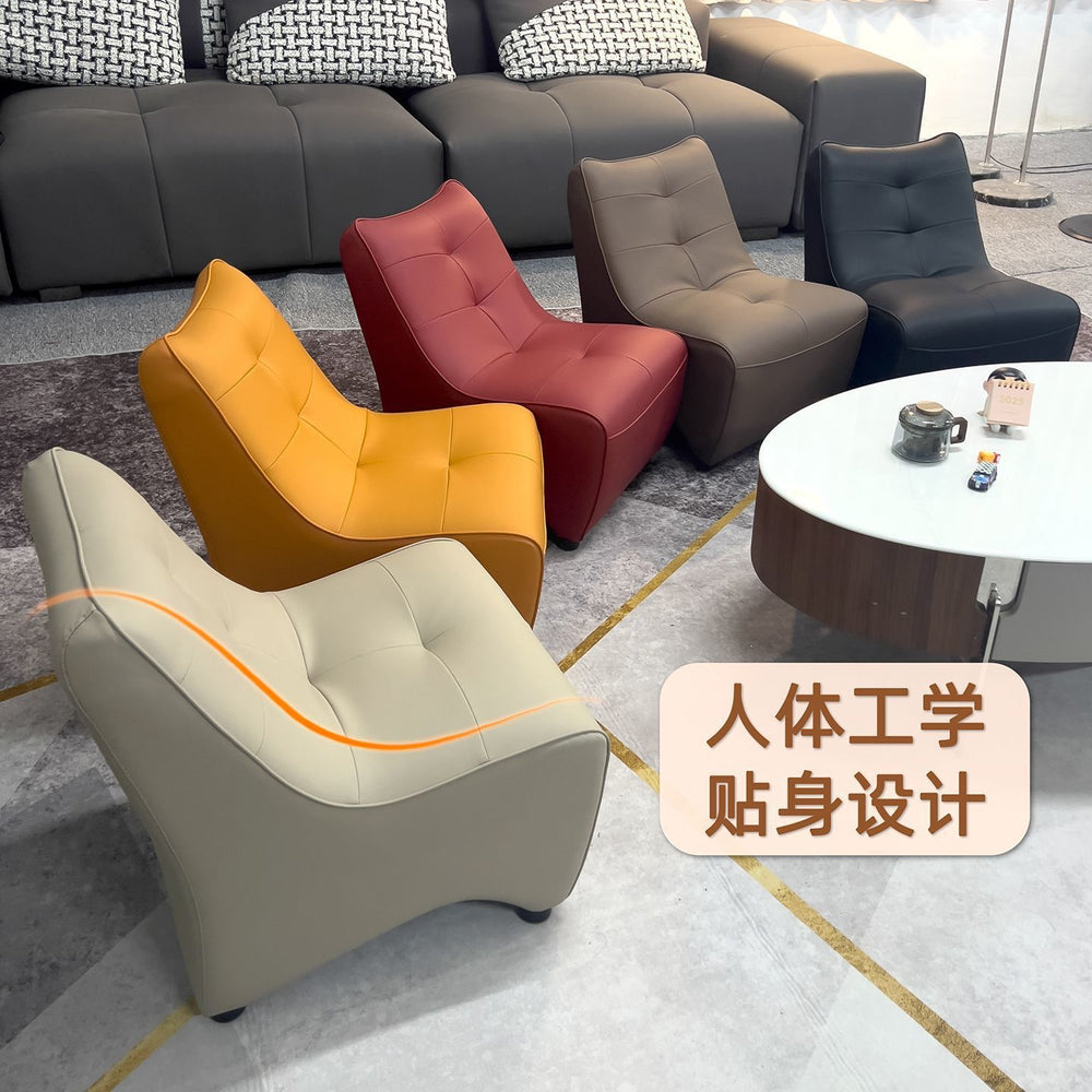 Same-day shipping: italian-style solid wood minimalist luxury swivel armchair with wheels, perfect for living room or bedroom
