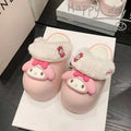 Fall and winternew arrival baotou waterproof cotton slippers with a sense of stepping on shit, thickenedheattech non-slip indoor and outdoor home stuffed women's cotton shoes