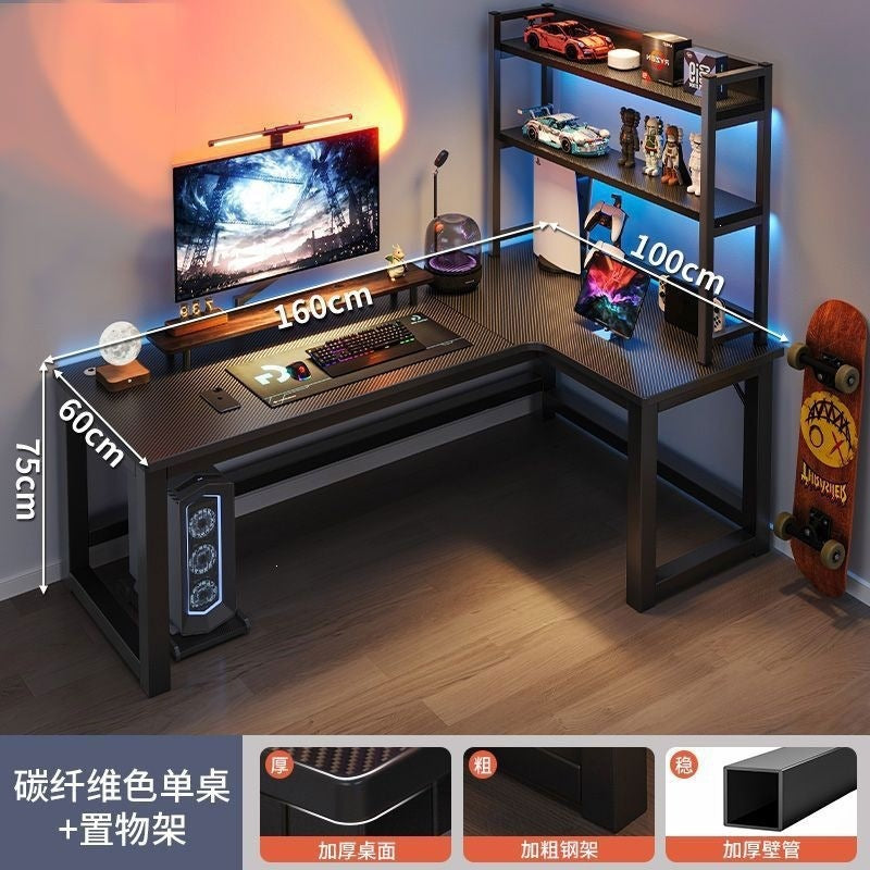 Computer desk desktop home electric competition table and chair bedroom corner office table new chinoiserie large desk student study table