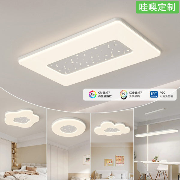 [Wow] Full Spectrum Eye Protection Ceiling Light Modern Simple New Creative Meteor Hall Whole House Lighting Package