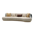 best-selling fabric sofa wholesale, italian-inspired light luxury villa large apartment living room sofa, designer curved sofa