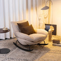 Used light luxury rocking chair lazy sofa balcony lounge chair adult sleeping home leisure chair