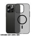 Corrugated lenticular magnetic pc case for iphone 17, magnetic ice mist matte 16 phone case, 14 apple 16 transparent