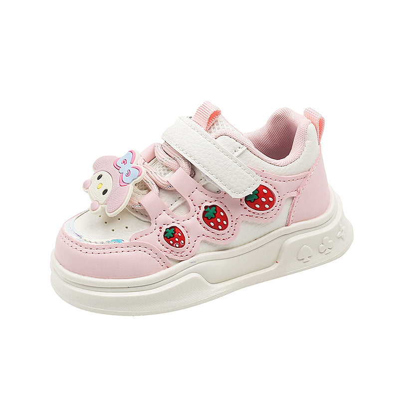Clearance sale: kids' casual shoes - girls' sneakers, cute cartoon princess flats for girls ages 1-6