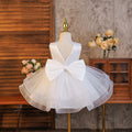 New children's dress - sky blue sleeveless tulle princess dress - export quality summer girl's elegant birthday dress
