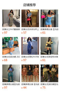 Women's high-waisted denim skirt - european & american cross-border fashion -  summer new arrivals - sexy & spicy girl pleated flared mini skirt