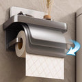 Toilet paper holder bathroom toilet paper storage box wall-mounted roll paper punch-free waterproofnew arrivalclassy bathroom