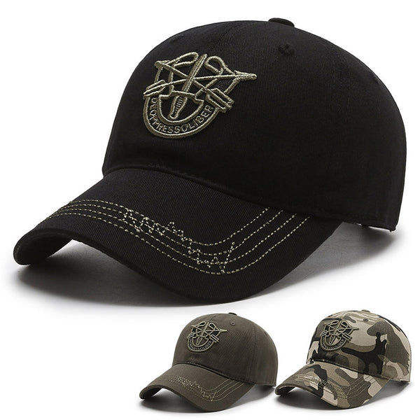 2023 New Men's and Women's Embroidered Baseball Cap Outdoor Sunscreen Shade Camouflage Cap Fashion Casual Arrow Cap