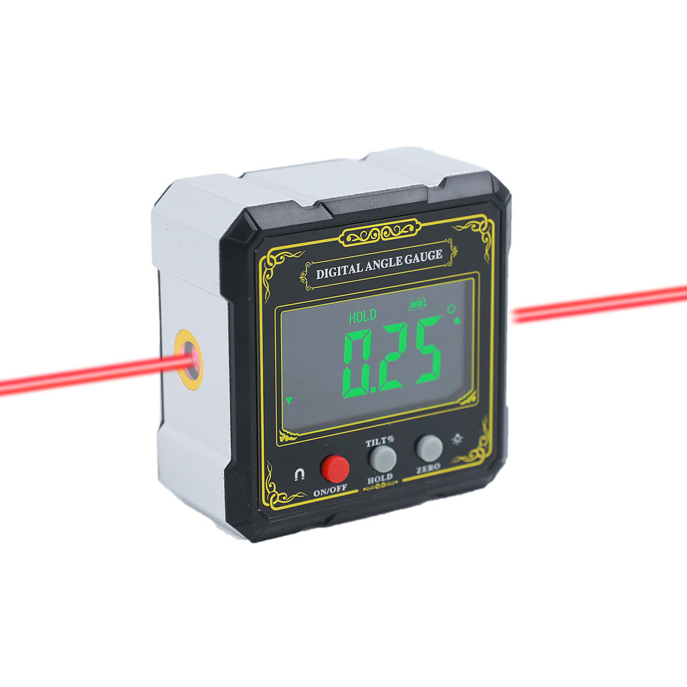 Industrial Grade Guofeng Dual Laser Digital Display Inclination Box Level Angle Measuring Instrument Strong Magnetic Digital Display Inclination Instrument