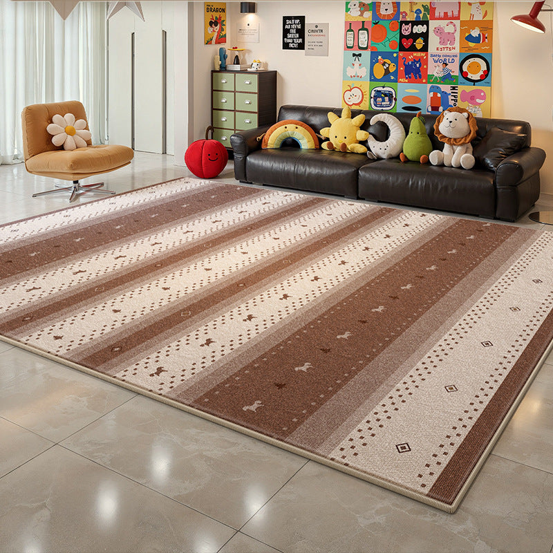 Removable and washable carpet living room bauhaus retro easy-care machine washable double-layer for home bedroom bedside soundproof floor mat