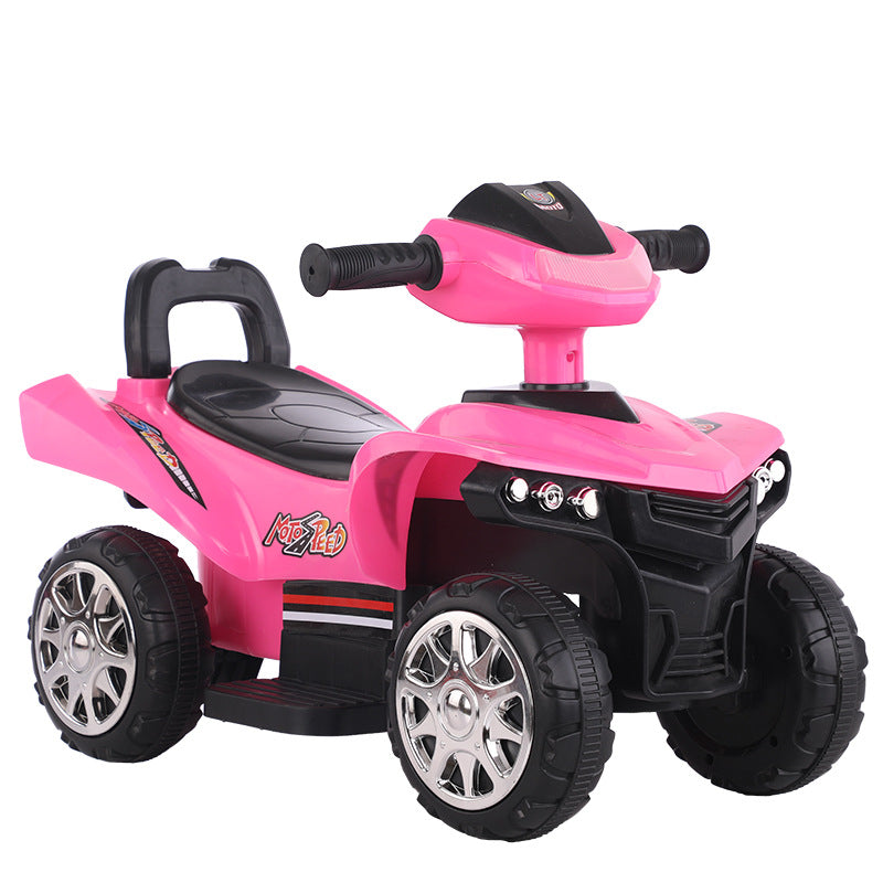 Manufacturer spot children's electric beach car four-wheeled outdoor off-road vehicle 1-3-5 year old baby charging remote control motorcycle