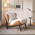 Scandinavian single sofa casualclassy balcony casual sofa chair can sit and lie down bedroom living room lazy sofa chair