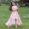 Girls' summer dress new arrivals: stylish princess dresses for girls, floral chiffon beach dresses for toddlers and big kids