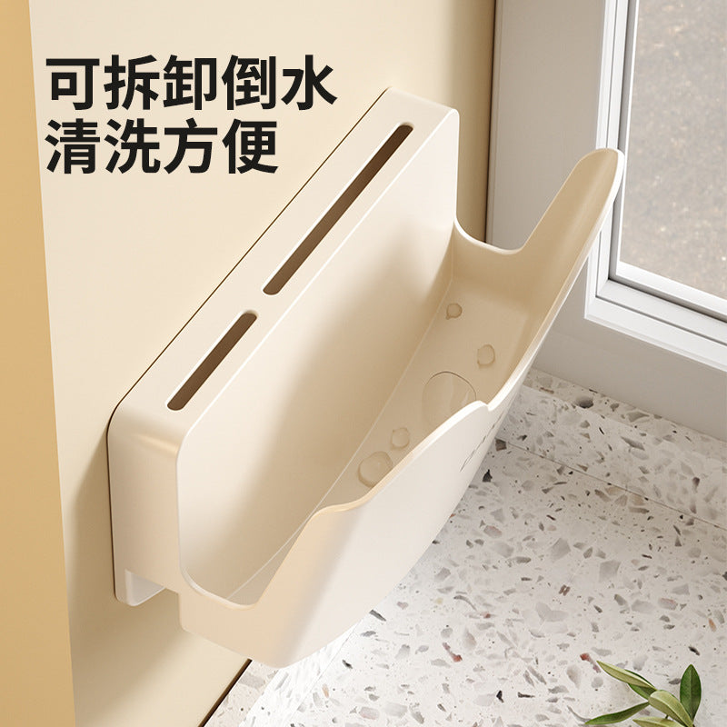 Pot lid shelf Shelf Wall hanging No punching Knife holder Knife integrated multi-functional cutting board Cutting board Kitchen storage