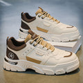 Men's shoes 2026 new spring thick-soled martin boots men's work shoes men's anti-slip athletic casual sneakers