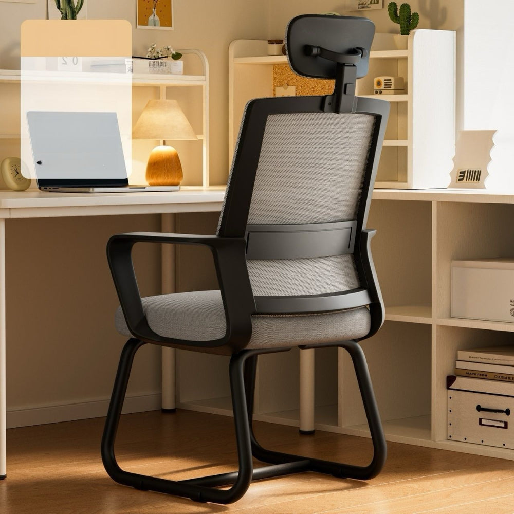 Computer chair, comfortable for long periods of sitting, conference bow-shaped office chair, university dormitory study backrest chair, home electric gaming chair