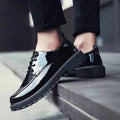 New arrival business formal leather shoes men's casual wedding groom british heightening summer breathable youth round toe men's shoes
