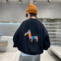 children's spring and autumn clothes boys sweatshirt children's tops k-style boys round neck easiest for match tops pullover shirt