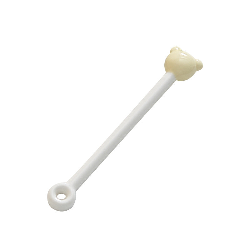 Amazon macaron color ceramic stirring stick classy high temperature resistant juice coffee stirring underglaze color coffee spoon