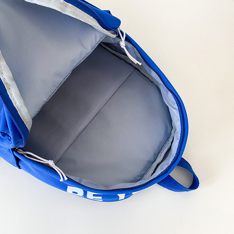 New Trendy Simple Backpack Fashion Leisure Campus Student School Bag Lightweight Large Capacity Travel Commuter Backpack