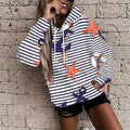 hot-selling women's hoodies, new casual loose long-sleeved hooded sweatshirts, dropshipping available