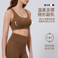 European and american new style running sports vest women's shockproof support cross yoga bra breathable high-intensity sports underwear