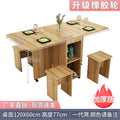 Color remarks 1.2m [rubber wheel + flat plate 4 stools] fully enclosed table legs