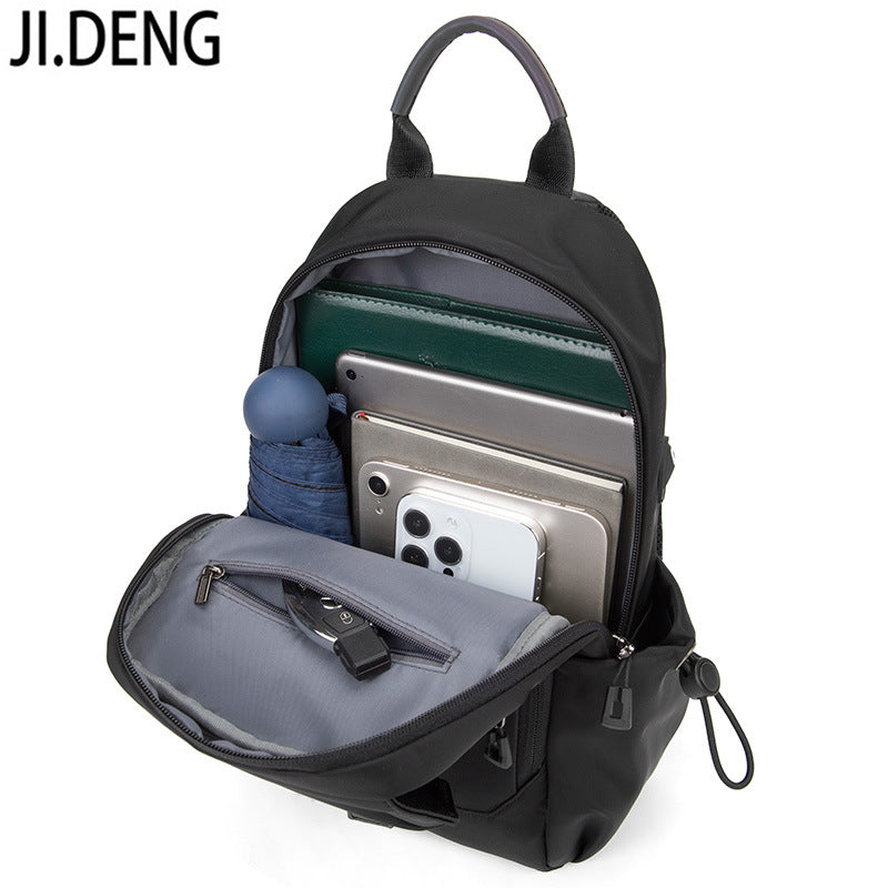 Expanded breast bag men's waterproof chest small bag Korean version casual men's bag women's shoulder trendy messenger bag cycling bag