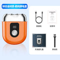 New zinc alloy dual-head electric shaver with digital display, magnetic blade head, men's electric razor, quick charge, home beard trimmer