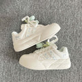 Trending spring/autumn casual sneakers for women - 2026 new thick-soled white shoes, versatile bread shoes perfect for pairing with skirts