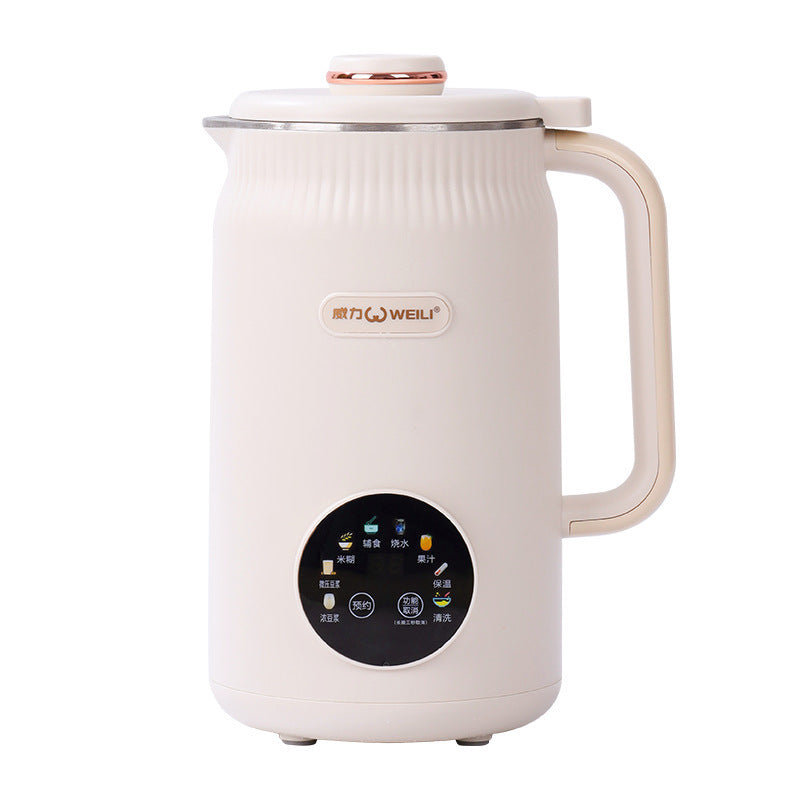 Smart blender - silent, fully automatic soy milk maker - home use, multifunctional, heated, filter-free, mini food processor
