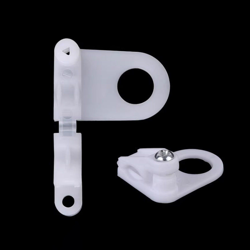 Power supply wire fixed wire buckle 3 points plastic crimping plate self-locking wire clip inner hole P-shaped desk lamp anti-pull self-locking buckle