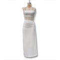 Aliexpress  spring new arrivals: european and american style sexy lace patchwork hollow-out see-through camisole dress