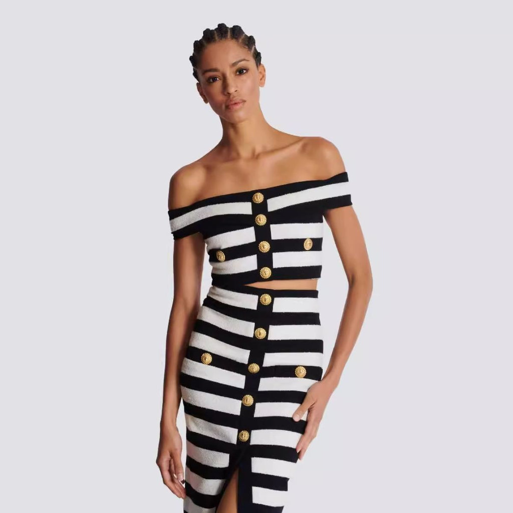 Spot 2025 summer new European and American celebrities fashion knitted sleeveless vest suspender dress quality