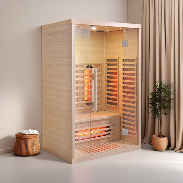 Prefabricated custom hotel clubhouse famous home sauna room, intelligent constant temperature sauna room wholesale, light wave sweat steaming
