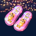 2024 kids' summer light-up slippers: trendy cartoon animal design for indoor/outdoor wear - perfect for toddlers and young children