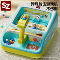 Shooting game machine - large size marble popper for kids - educational toy for boys and girls ages 3-6 - perfect birthday or new year gift