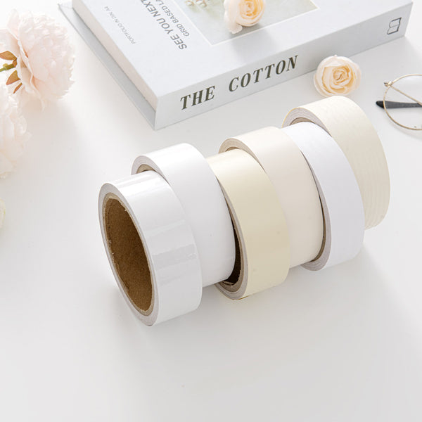 White thickened pvc door frame hemming repair subsidy wooden board decoration line waterproof self-adhesive beautification edge banding film