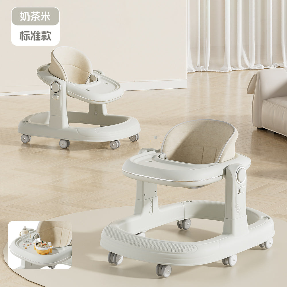 2025 baby walker - anti-o-leg, multifunctional, foldable, for infants 6-18 months, suitable for first walkers