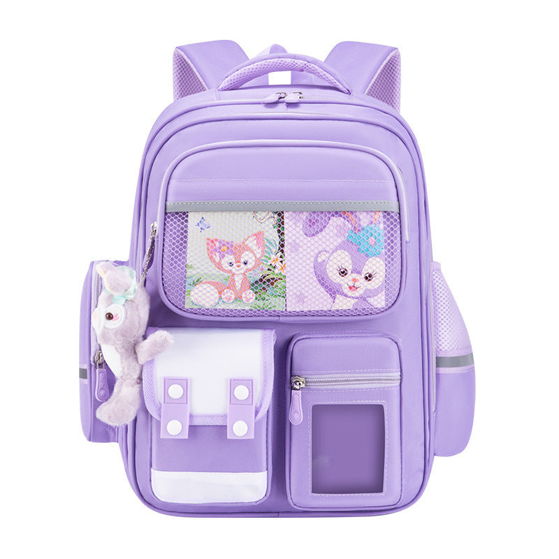 Naruto backpack for elementary school students (grades 1-6), large capacity, lightweight, kids' backpack for boys and girls