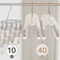 Sock drying rack with clip stainless steel for home balcony dormitory drying intimates underwear handy gadget windproof baby sock clip