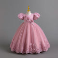 Ready-to-ship new girls' evening gown lace sequin princess dress piano performance dress children's dress