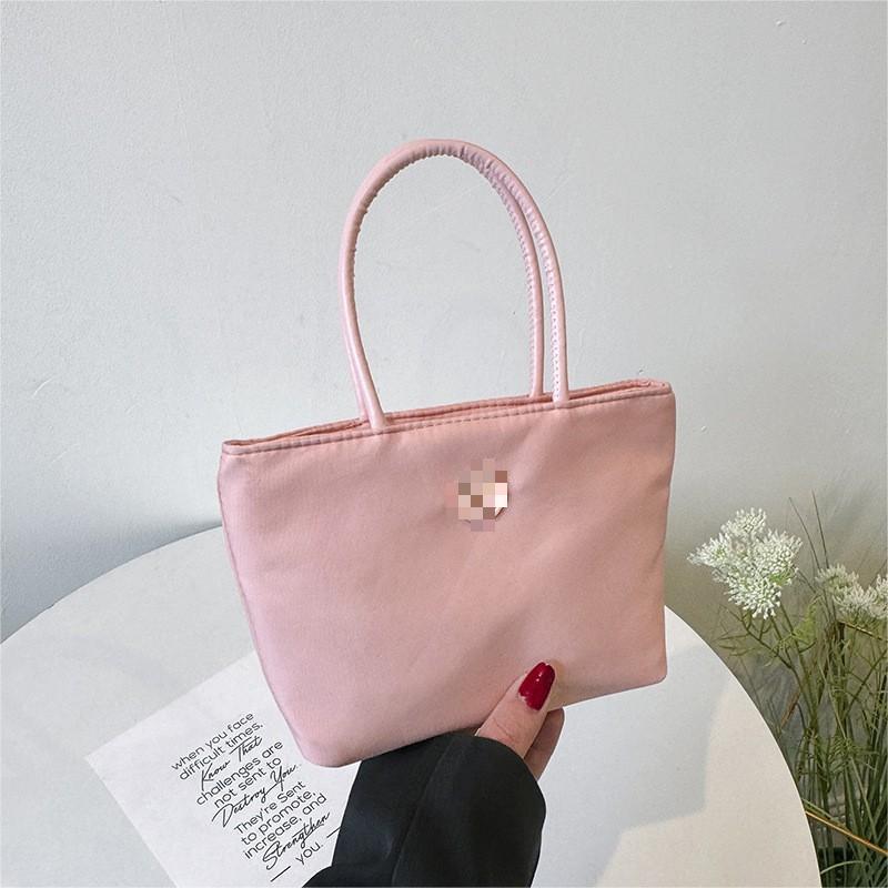 2025 Japanese simple nylon bag mini work small bag cute environmental protection bag student handbag practical mobile phone