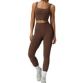 Lulu-inspired lycra yoga outfit set - premium feel, barely-there comfort, high-elasticity, tight-fitting activewear two-piece set for women