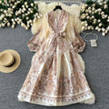 High-end evening gown for socialites: a chic, one-piece dress with cinched waist and tie detail – perfect for parties and everyday wear