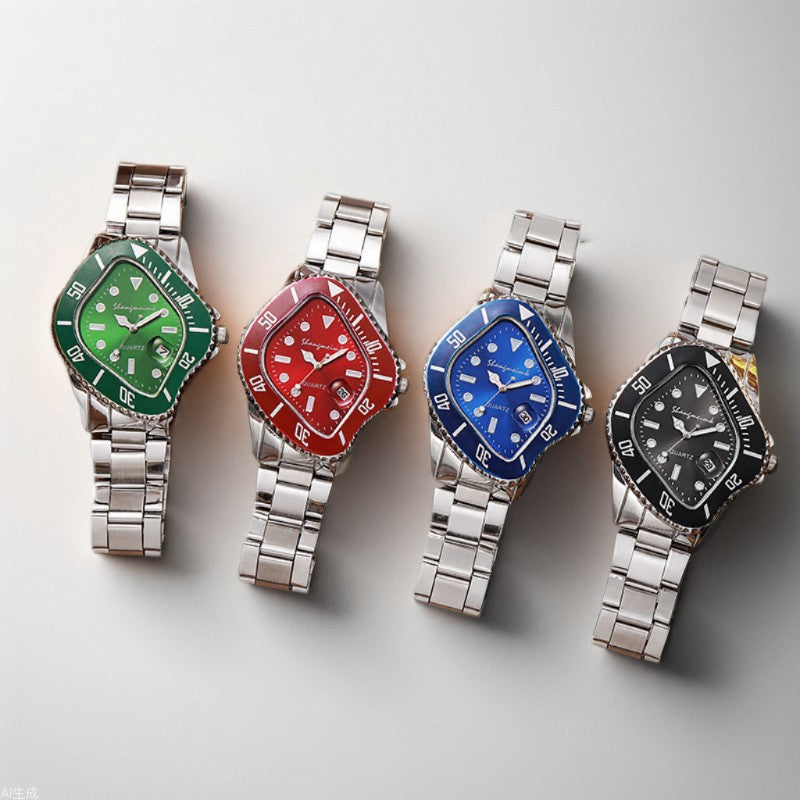 twisted watch watchmen watch steel band quartz watch wholesale one piece dropshipping cross-border