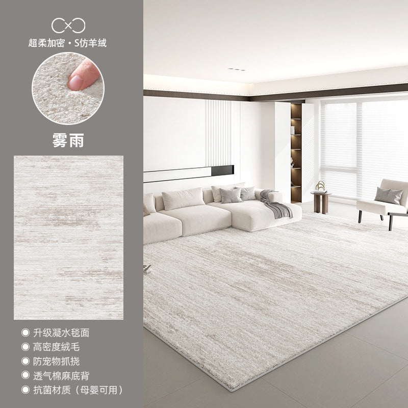 Distributed carpet living room new arrival no-wash and wipeable accessible luxuryclassy waterproof and stain-resistant floor mat modern casual bedside blanket