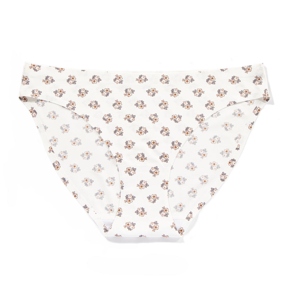 foreign trade wholesale low-waist sexy ice silk seamless underwear women's printing breathable quick-drying plaid women's briefs